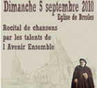 Recital Avenir Ensemble  Bresles, 5 sep 2010